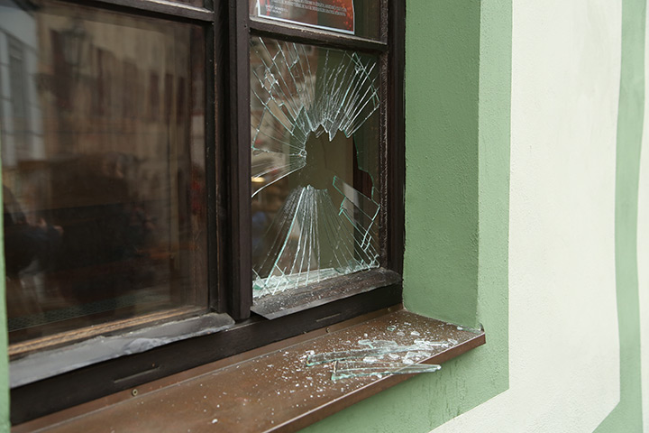 A2B Glass are able to board up broken windows while they are being repaired in Mawneys.